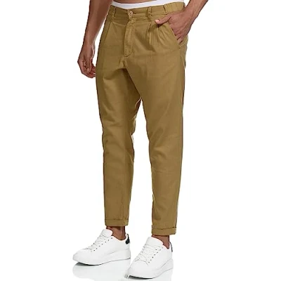 Abbildung von Indicode Jeans Cunningham Stoffhose, Herren, Größe: XXL, Amber