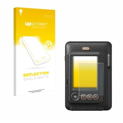 Abbildung von upscreen Entspiegelungs Schutzfolie für Fujifilm Instax Mini LiPlay Displayschutz Folie Matt [Anti Reflex, Anti Fingerprint]