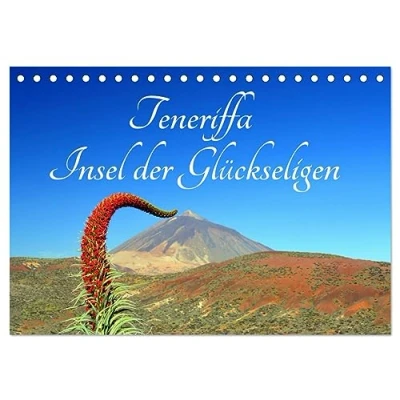 Abbildung von Teneriffa Insel der Glückseligen (Tischkalender 2025 DIN A5 quer), CALVENDO Monatskalender