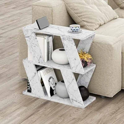 Abbildung von Decortie Beistelltisch Lazena, Modern Beistelltisch, Seite Ende Couchtisch, 60 x 21,2 55,4 cm