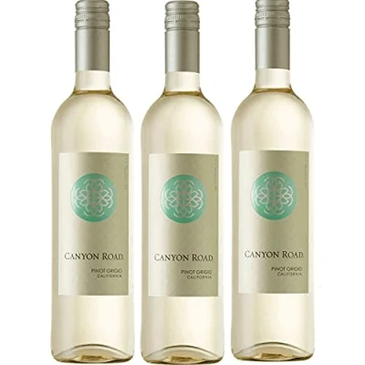 Abbildung von Canyon Road Pinot Grigio Weißwein Wein halbtrocken Kalifornien (3 Flaschen)