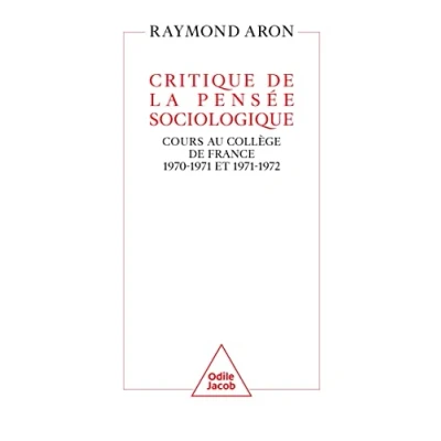 Abbildung von Critique de la pensée sociologique: Cours au Collège France (1970 1971 et 1972)