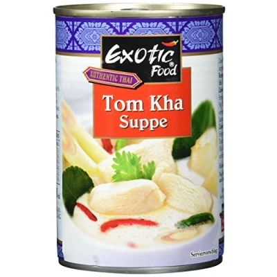 Abbildung von Exotic Food Tom Kha Suppe, servierfertig (1 x 400 ml Dose) (1er Pack)