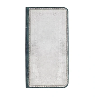 Abbildung von Paperblanks Flint Old Leather Collection Slim Lined Elastic Band Closure 85 Gsm