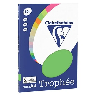 Abbildung von Clairefontaine Kopierpapier Trophee A4 80g/qm VE=100 Blatt minze/maigr