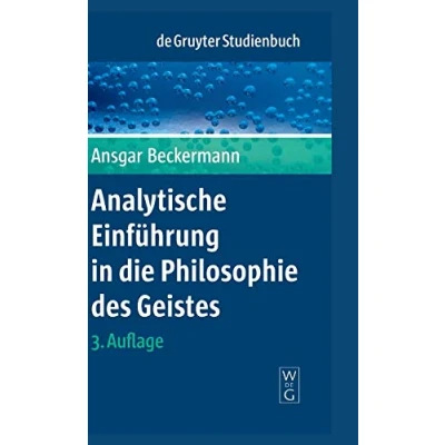 Abbildung von Analytische Einführung in die Philosophie des Geistes (De Gruyter Studienbuch)