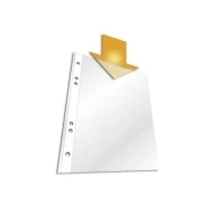 Abbildung von 10 x Durable Prospekthüllen A4 PP 60my Universallochung 40 Stück