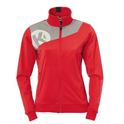 Abbildung von Kempa Damen Core 2.0 Poly Jacke, rot(rot/dark grau melange), XL