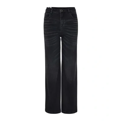 Abbildung von Opus Flared Jeans, Damen, Größe: 44x31, Deep black washed