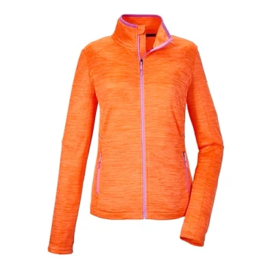 Abbildung von killtec Damen Stretchjacke/Fleecejacke mit Stehkragen KOS 17 WMN FLX JCKT, coral orange, 46, 41306 000