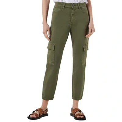 Abbildung von Noisy May Nmmoni HW Cargo ANK Color NOOS Jeans Straight Leg, Damen, Größe: 27x34, Khaki