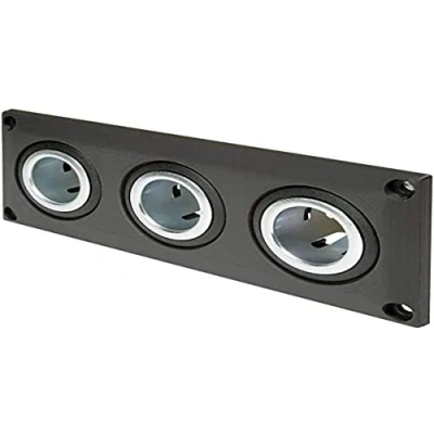 Abbildung von ProCar Einbausteckdose mit 3 Powersteckdosen Belastbarkeit Strom max.=20 A 12 V, 24 V