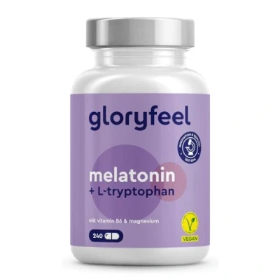 Abbildung von gloryfeel® Melatonin Komplex mit L Tryptophan 240 St