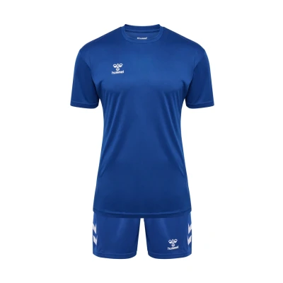 Abbildung von Hummel LOGO SET kurze Sporthose, Größe: XXL, True blue