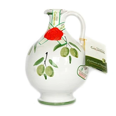 Abbildung von Handgemachter Keramiktopf “Rita mit nativem Olivenöl 500ml