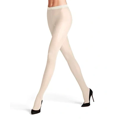 Abbildung von FALKE Damen Strumpfhose Prime Rib 60 DEN W TI halb blickdicht gemustert 1 Stück, Beige (Pearl 2022), M