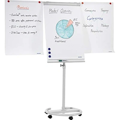 Abbildung von Soennecken Flipchart Mobil 1148 68x105cm grau