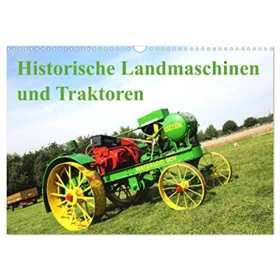 Abbildung von Historische Landmaschinen und Traktoren (Wandkalender 2025 DIN A3 quer), CALVENDO Monatskalender