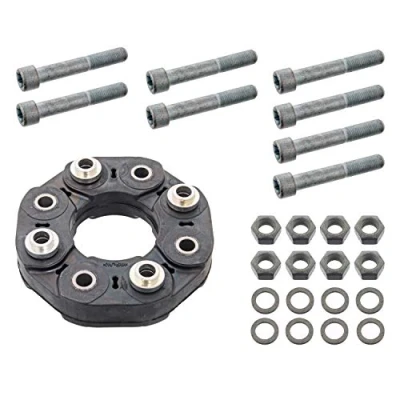 Abbildung von FEBI BILSTEIN 104550 Hardyscheibe 110 160 mit Schrauben, Unterlegscheiben Muttern MERCEDES BENZ: C Klasse Limousine, T modell