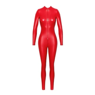 Abbildung von Noir Handmade Bodystocking Overall in rot L