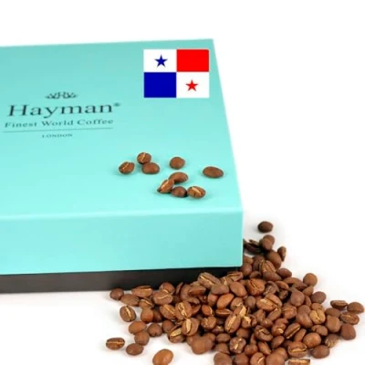 Abbildung von 100% Geisha Kaffee aus Panama Geröstete Bohnen Röststufe: Mittlere, Anzahl von Einheiten: 1 x 454g/16oz