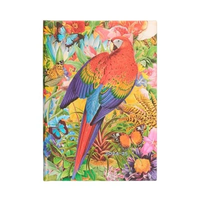 Abbildung von Tropical Garden (Nature Montages) Midi 18 month Horizontal Hardback Dayplanner 2025 (Elastic Band Closure)