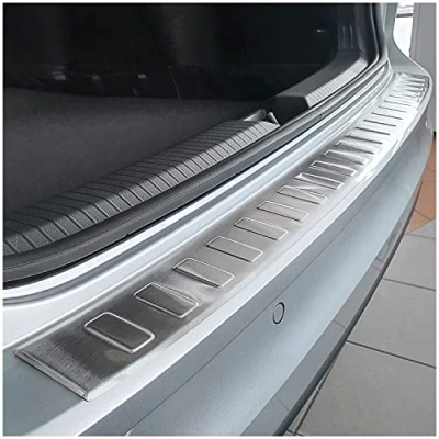 Abbildung von tuning art L439 Edelstahl Ladekantenschutz passend für VW Golf 8 Kombi, Farbe:Silber