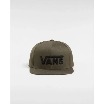 Abbildung von Vans DROP V II Snapback Cap, Größe: One Size, Loden green