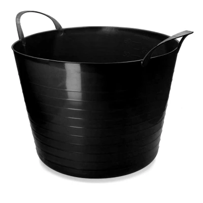 Abbildung von Vplast Eimer V Trug Flexi blau 65 l One Size Schwarz