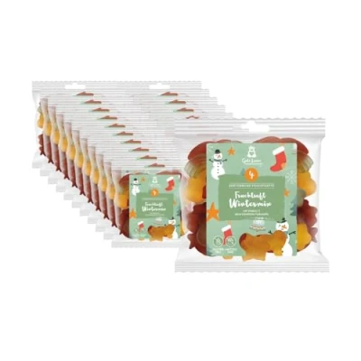 Abbildung von naschlabor x Gute Laune Fruchtsaftbär Weihnachten sortenreine Fruchtsäfte Ohne künstliche Farbstoffe und Geschmacksverstärker Gluten Laktosefrei (Fruchtsaft Wintermix) 23 150g