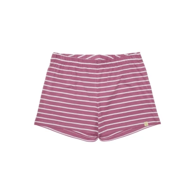 Abbildung von loud + proud Ringel JAMA Nachtwäsche Hose, Damen, Größe: 42, Altrosa