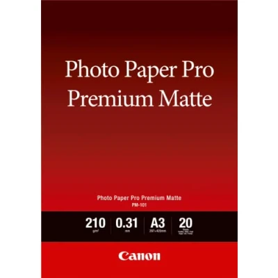Abbildung von Canon PM 101 Premium Matte paper A3 (20 vel) Fotopapier