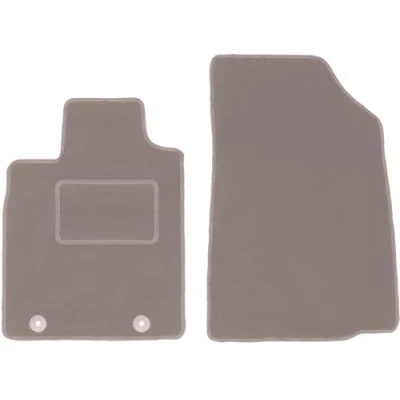 Abbildung von Wielganizator Automatte Passend für Dacia Duster 2WD SUV 2010 2018 Velours Autozubehör Auto Fußmatten Fußmatte 2 teilig beige