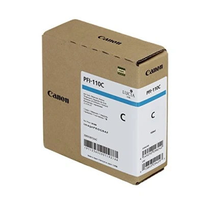 Abbildung von Canon PFI 110C Cyan Druckerpatrone