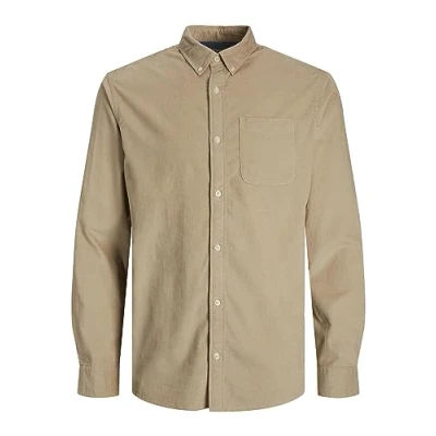 Abbildung von Jack &amp; Jones Eclassic LS SN Hemd, Herren, Größe: Medium, Crockery