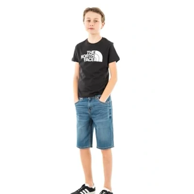 Abbildung von The North Face EASY TEE Unisex Tshirt print für Kinder, Größe: 116, Black/white