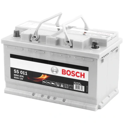 Abbildung von BOSCH S5 0 092 S50 110 Batterie 12V 85Ah 800A B13 VOLKSWAGEN: Golf 4 Variant, Passat B6 B5 GP Limousine