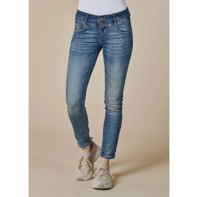 Abbildung von Zhrill 5 Pocket Jeans, mit Doppel Knopf Verschluss