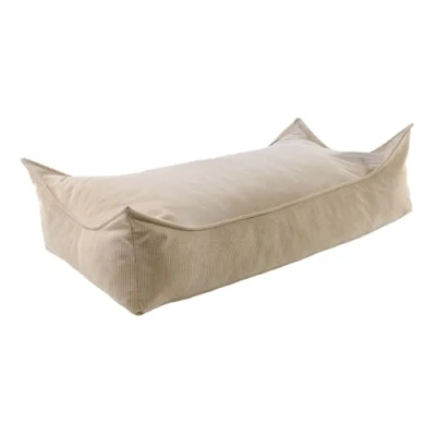 Abbildung von Meowbaby Sitzhocker Rechteckig Slimcord, Sand