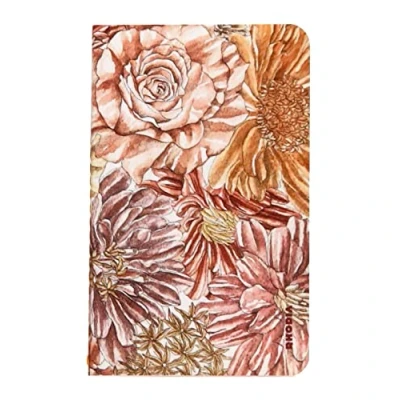 Abbildung von Rhodia 120027C ORANGE Botanique Notizheft 7,5x12 cm, liniert 24 Blatt, elfenbeinfarbiges 90g Papier, Soft Touch Einband, Blumenmotiven, 1 Stück
