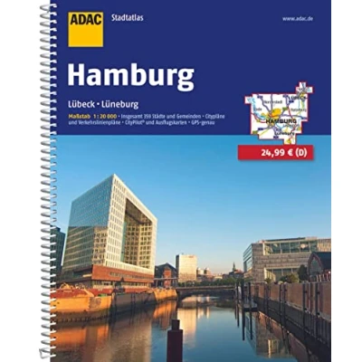 Abbildung von ADAC Stadtatlas Hamburg 1:20.000: mit Lübeck, Lüneburg