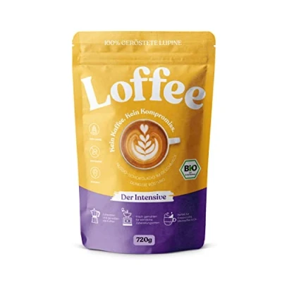 Abbildung von BIO Lupinenkaffee 720g Loffee® &quot;Der Intensive&quot; Koffeinfreie KaffeeAlternative aus Lupinen Natürlich &amp; Regional gemahlen