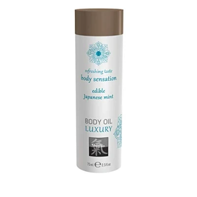 Abbildung von Shiatsu Körperöl Massageöl mit Aroma Duft Geschmack Japanische Minze 75 ml