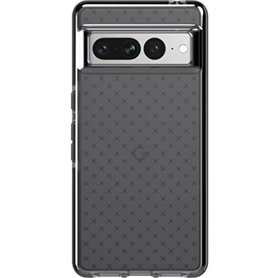 Abbildung von Tech 21 Google Pixel 7 Pro Evo Check Ultra Schutzhülle mit 15 Fuß Multi Drop Schutz, Smoky/Black