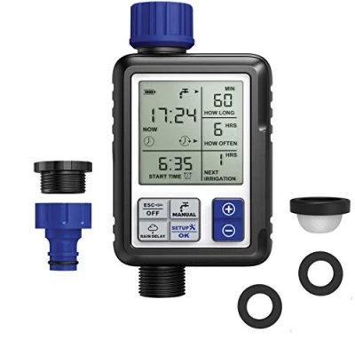 Abbildung von Aqua Control C4110 Digitale Bewässerung mit Widescreen Display, Extrem Einfach. Full Vision 2 Programmierer. Alle Programmierinformationen auf Einen Blick