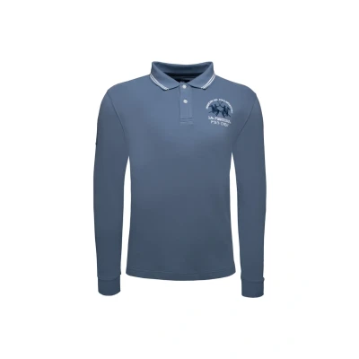Abbildung von La Martina Langarmshirt, Herren, Größe: Large, Coronet blue xmpjs