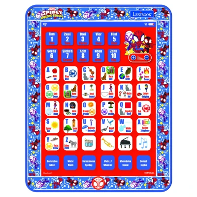 Abbildung von Lexibook® Lernspielzeug Spider Man Bilinguales Lerntablett mit Alphabet