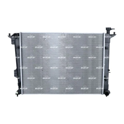 Abbildung von NRF 550009 Kühler, Motorkühlung Aluminium 636 480 14 Kühlrippen gelötet KIA: CARENS 4