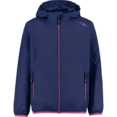 Abbildung von CMP Kinder Regenjacke mit fester Kapuze, Blau, 104
