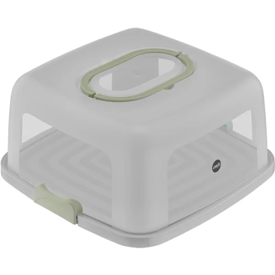 Abbildung von Emsa Kuchentransportbox &quot;K32670 Prep&amp;Bake&quot;, (2 tlg.), eckig 37x33 cm, Tragegriff, Schneidevorrichtungen